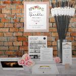 rustic send off table